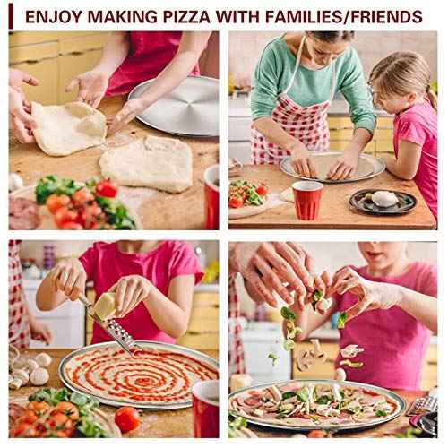 Pizza Pan 12 inch Stainless Steel Pizza Pan Set of 3 (3 Count)