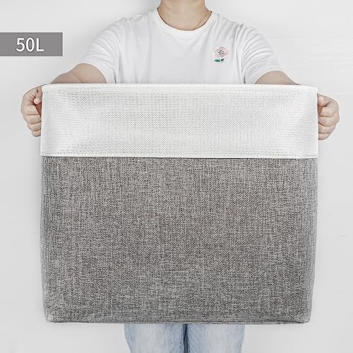 Large Fabric Storage Baskets (3 Count)