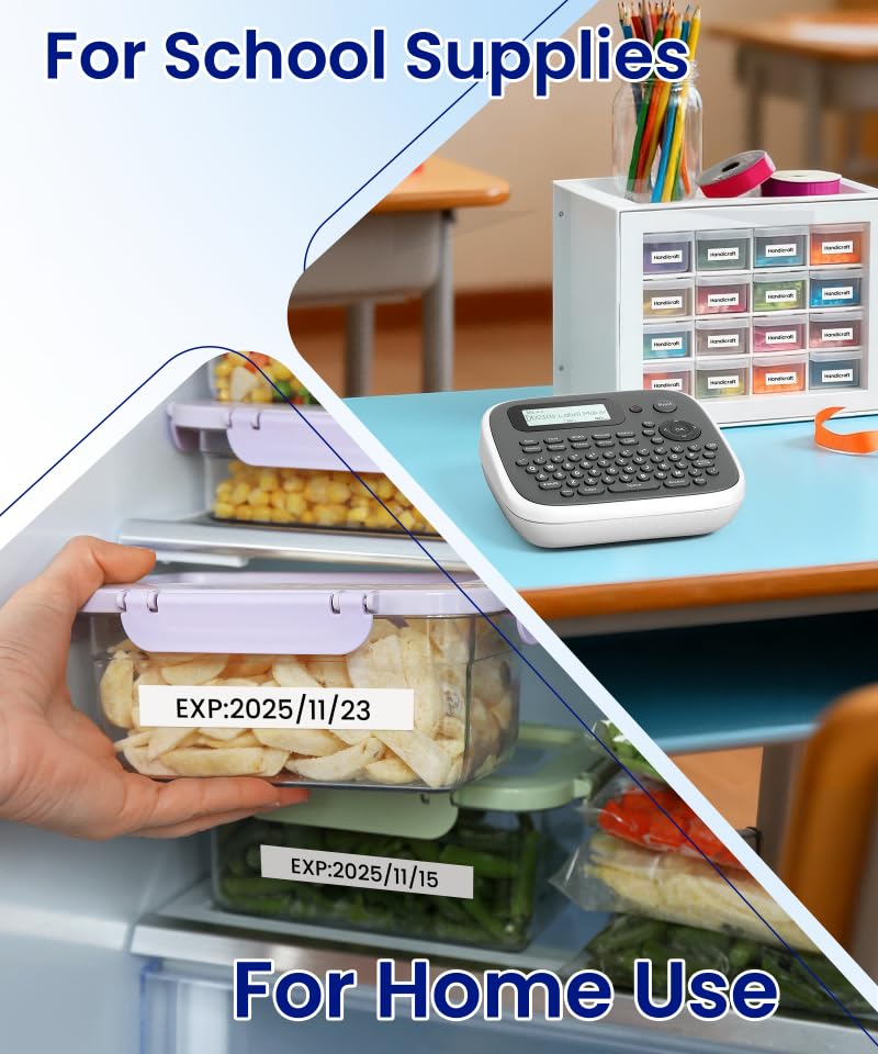 Label Maker Machine with Tapes (4 Count)