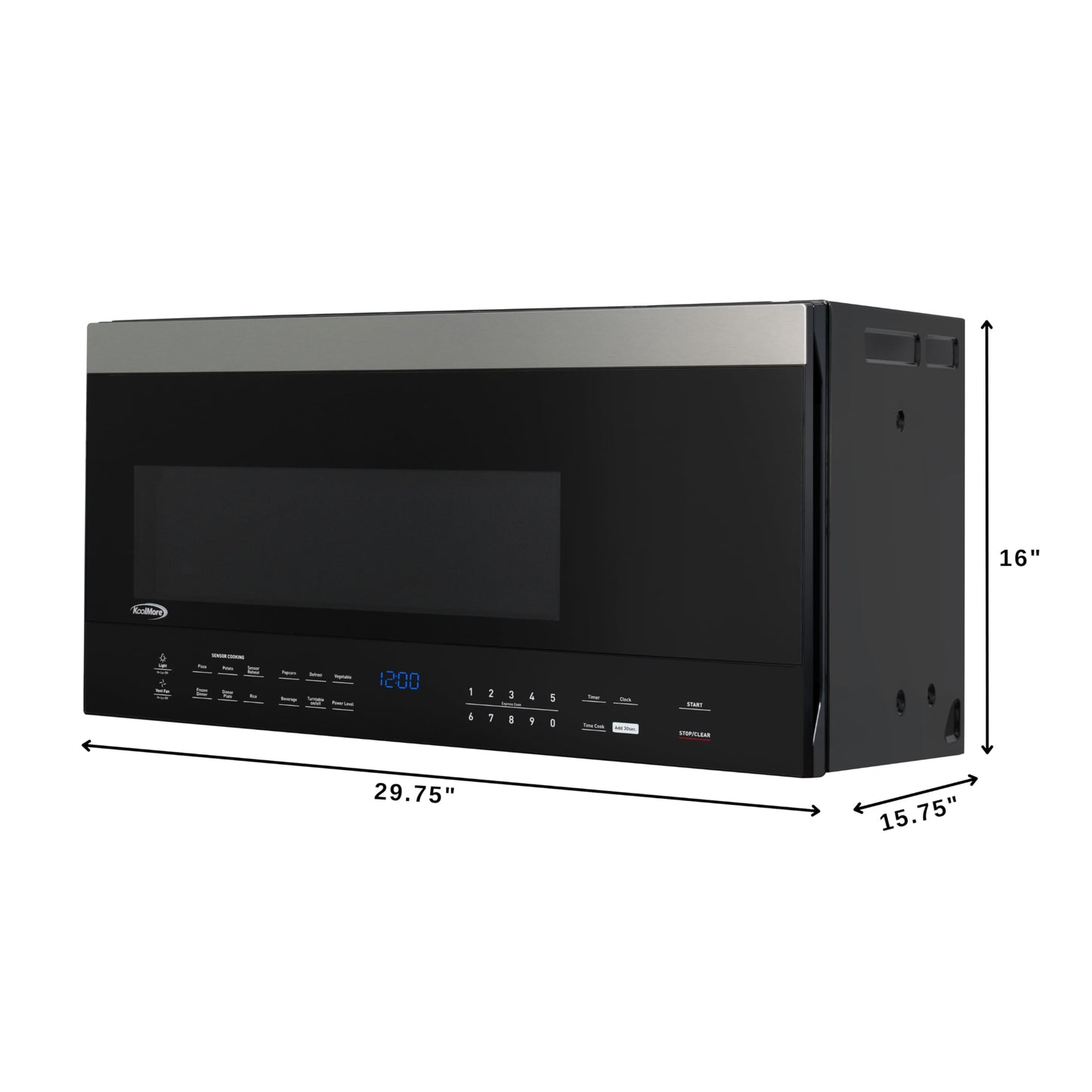 30 inch 1.6 cu. ft. Over the Range Microwave Oven with Sensor Cooking