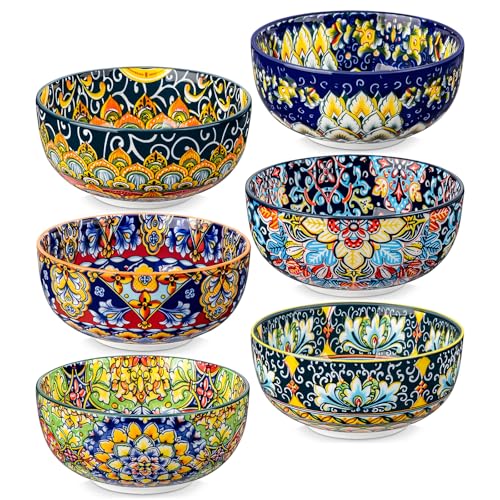 SIMI 28 oz Cereal Bowls Set of 6