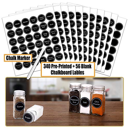 Spice Rack Organizer with 18 Spice Jars 4 oz