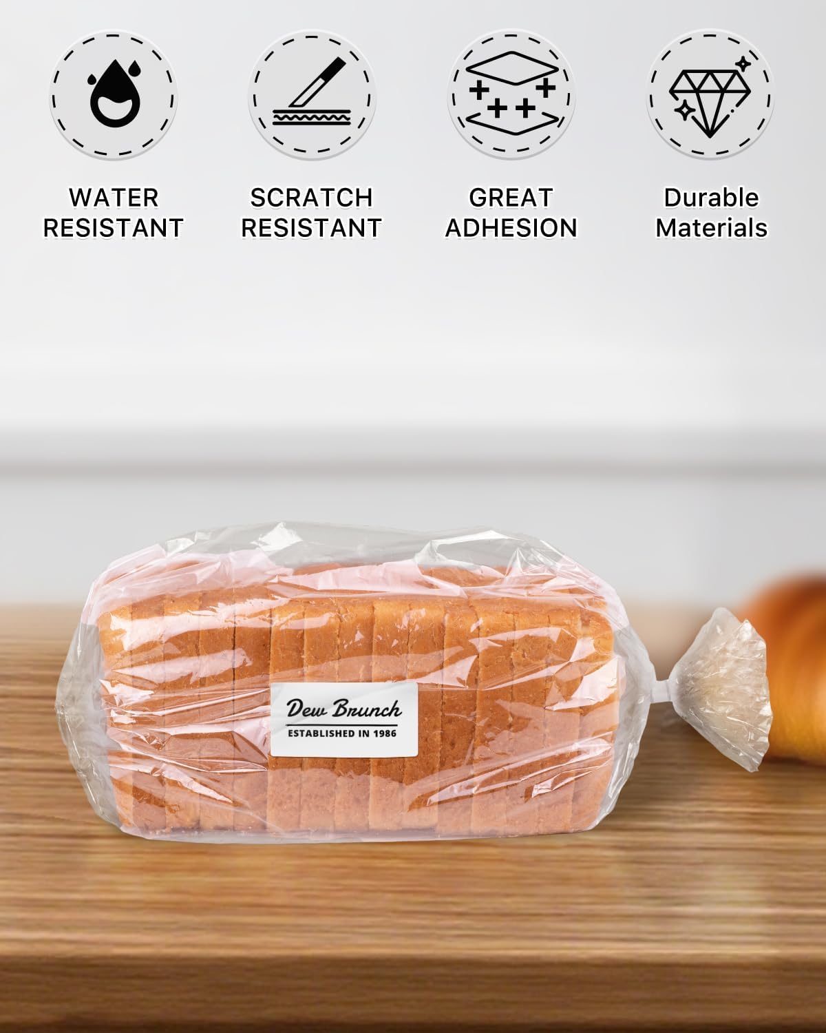 iEager 2x1 Inch Thermal Labels, White Rectangle Thermal Printer Stickers, Durable Shipping Label Printer Sticker for Barcode, Name, Address, 1000 Labels/Roll