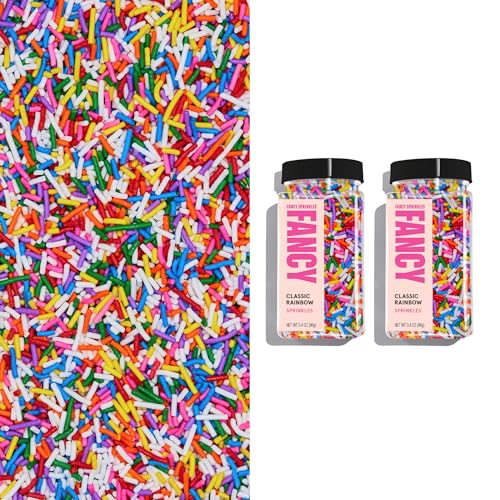 Classic Rainbow Crunchy Jimmies 2 Pack