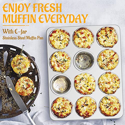 Stainless Steel Muffin Pan Set of 5 (5 Count)