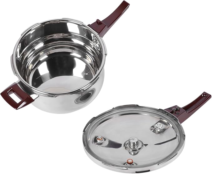 Generic Pressure Cooker, 80KPA Stainless Steel Pressure Canner Pressure Cooker with Ergonomic Handle for Induction Cooktops, Gas Cooktops, Open Flames Using (11L), Genericgw5tu3c8sd-14
