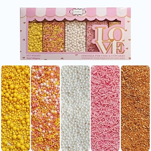 Sprinkles 5 Pack Assorted Cake Decorating Mix (5 Ounce)