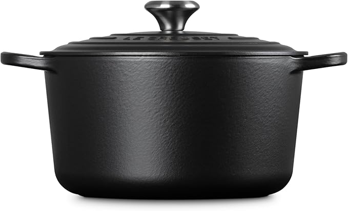 Le Creuset Enameled Cast Iron Signature Deep Round Oven, 6.5 qt., Licorice