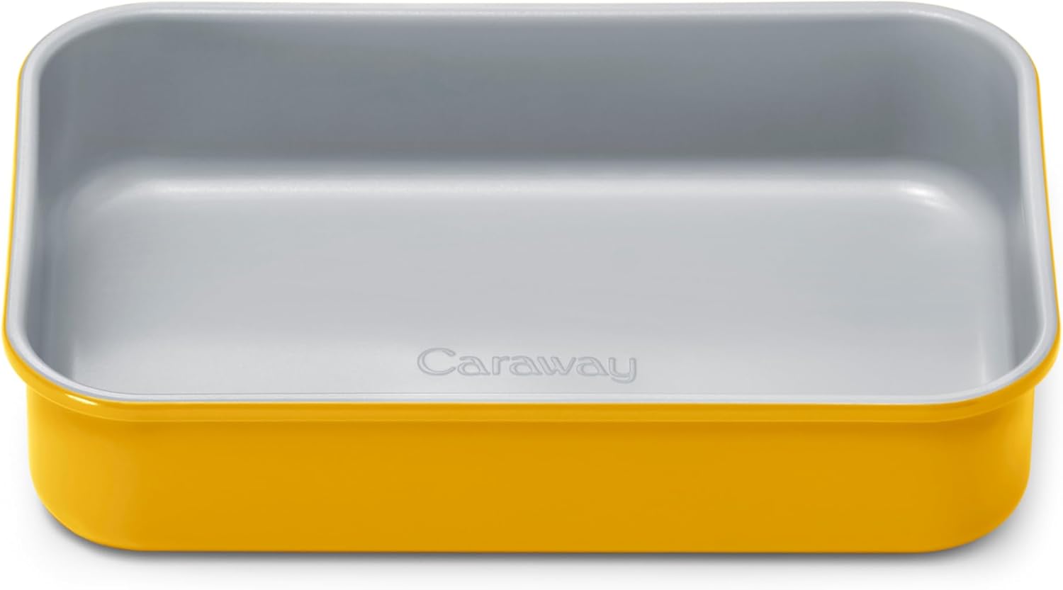 Caraway Nonstick 9” x 6.5” Small Rectangle Baking Pan – Non-Toxic, PTFE & PFOA Free – Aluminized Steel Core – Deep Ceramic Baking Pan for Casseroles, Lasagna & More - Marigold - Culinary Roots