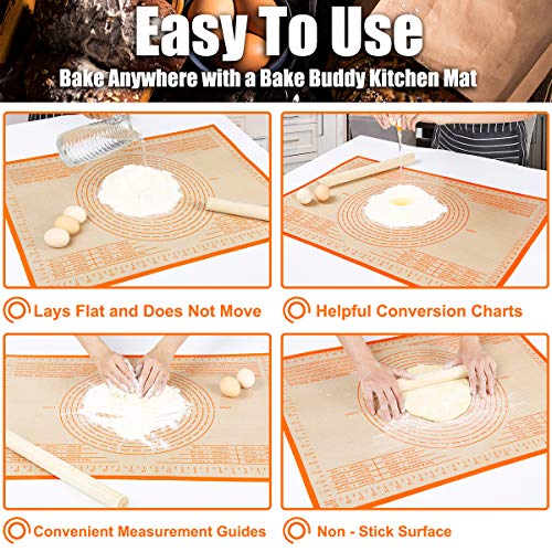 Silicone Pastry Mat 34X26 inch Baking Mat for Rolling Dough