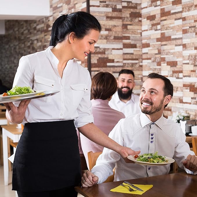 Server Aprons with 3 Pockets (24 Count)