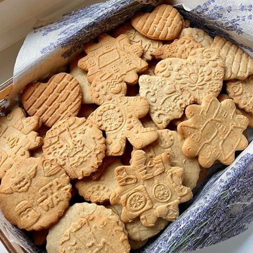 Embossing Rolling Pin GINKGO with Ginkgo Biloba Leaves Pattern