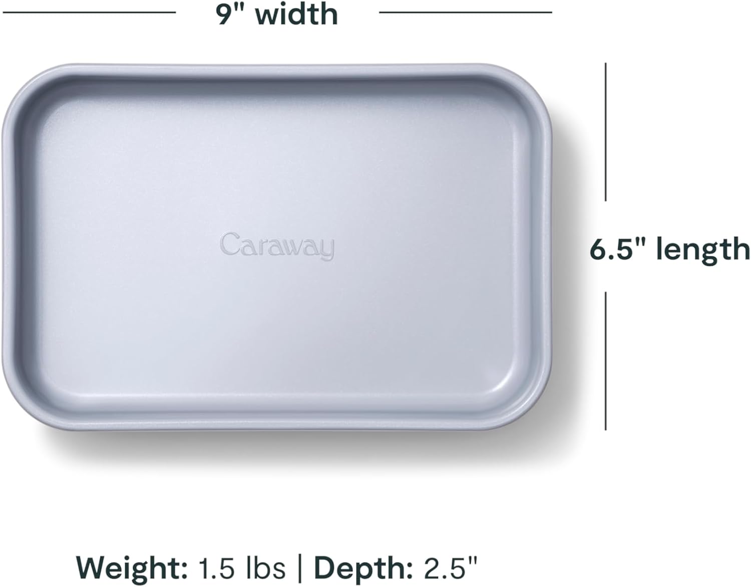 Caraway Nonstick 9” x 6.5” Small Rectangle Baking Pan – Non-Toxic, PTFE & PFOA Free – Aluminized Steel Core – Deep Ceramic Baking Pan for Casseroles, Lasagna & More - Marigold - Culinary Roots