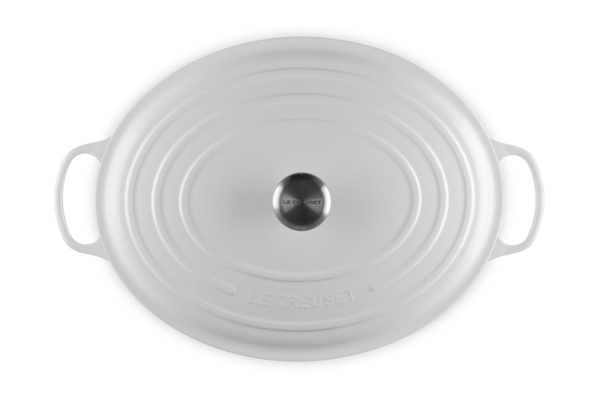 Enameled Cast Iron Oval Dutch Oven