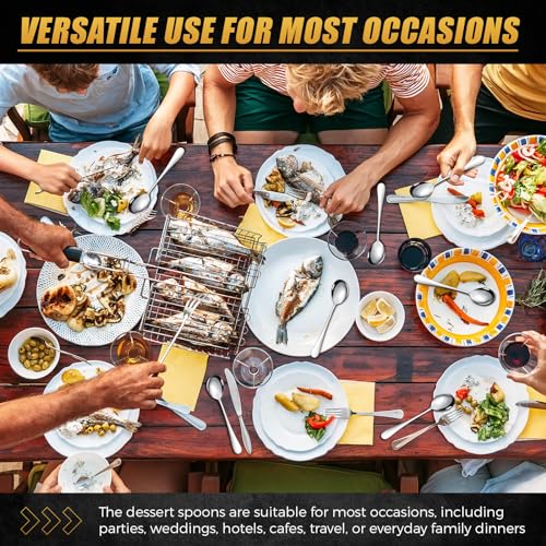 100 Pcs Soup Spoons Bulk (100 Count)