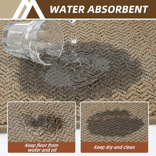 Kitchen Rugs Set of 2 Non (9.2 Sq Ft)