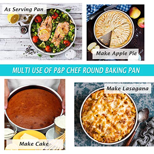 9.5 Inch Round Cake Pan Set of 3 (3 Count)
