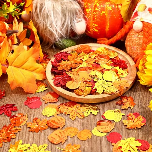 Fall Thanksgiving Glitter Confetti