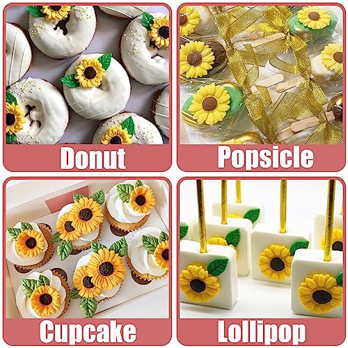 Sunflower Mold Silicone 4 Pcs (4 Count)