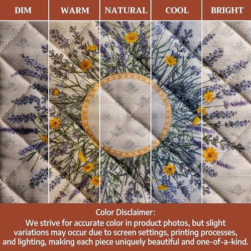 100% Cotton Oven Mitt & Pot Holder Set