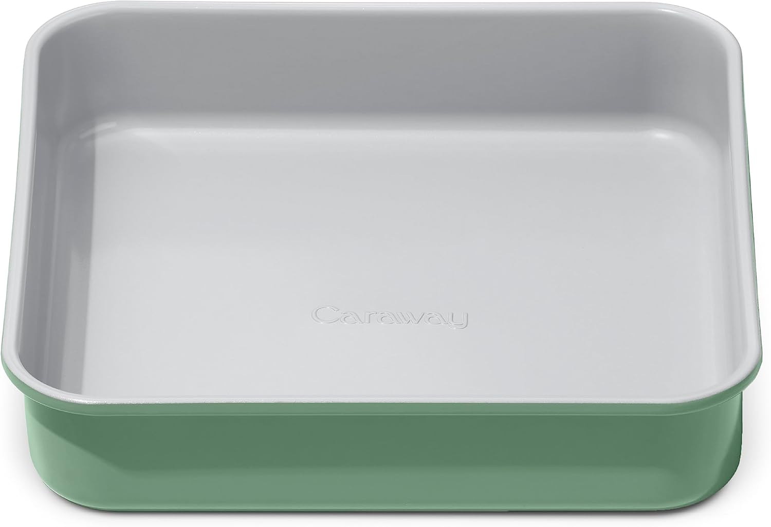 Caraway Non-Stick Ceramic 9” Square Pan - Naturally Slick Ceramic Coating - Non-Toxic, PTFE & PFOA Free - Perfect for Brownies, Lemon Bars, Cakes, & More - Sage - Culinary Roots