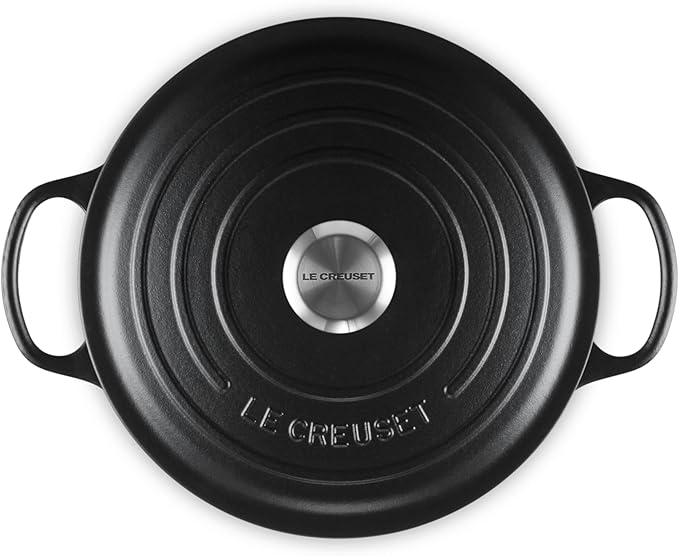 Le Creuset Enameled Cast Iron Signature Deep Round Oven, 6.5 qt., Licorice