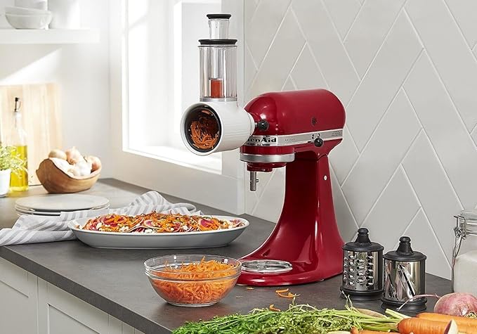 KitchenAid Stand Mixer Attachment,KSMVSA Fresh Prep Slicer/Shredder,(Pack of 2)