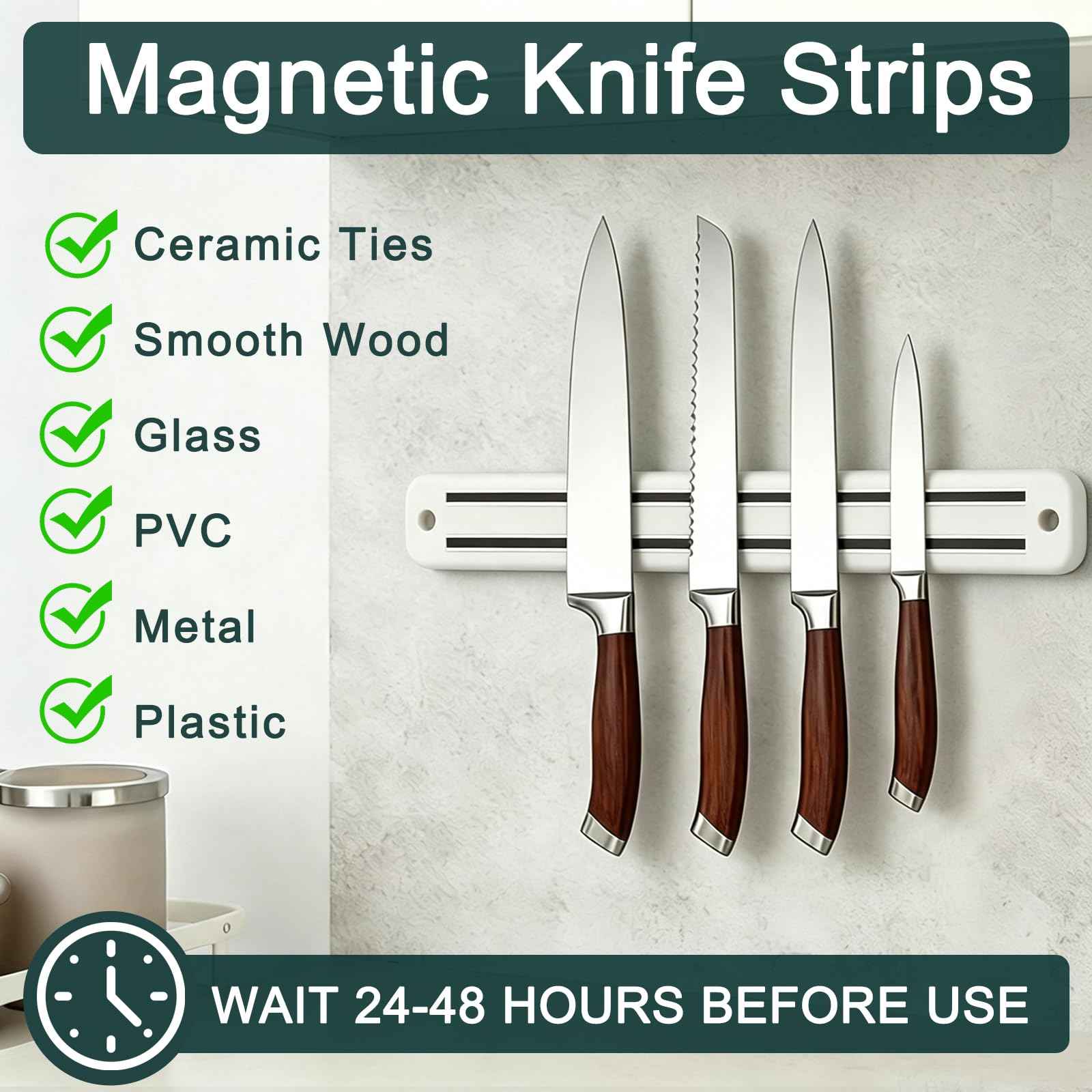 Magnetic Knife Strips Holder for Wall