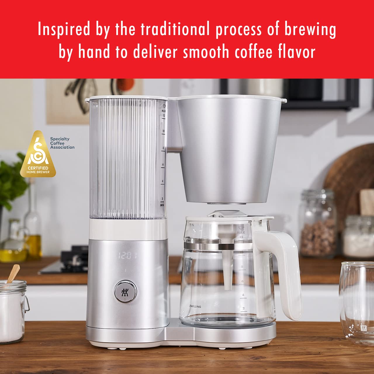Enfinigy Glass Drip Coffee Maker 12 Cup (12 Count)