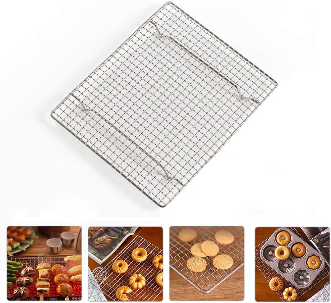 100% Stainless Steel Wire Cooling Rack Heavy Duty Roasting Rack for Baking Cooking Roasting Grilling By InBlossoms - Culinary Roots