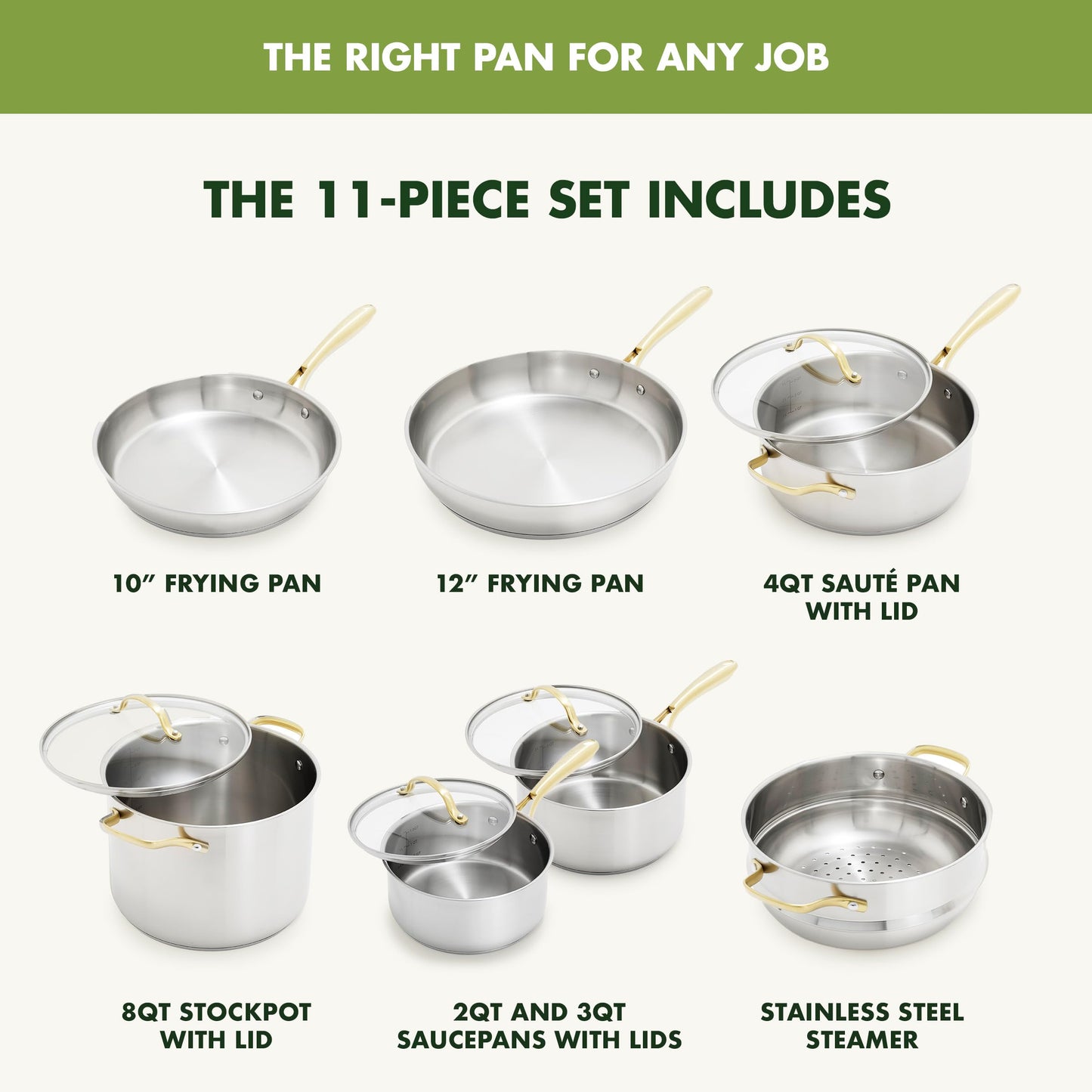 Stainless Steel Cookware Set