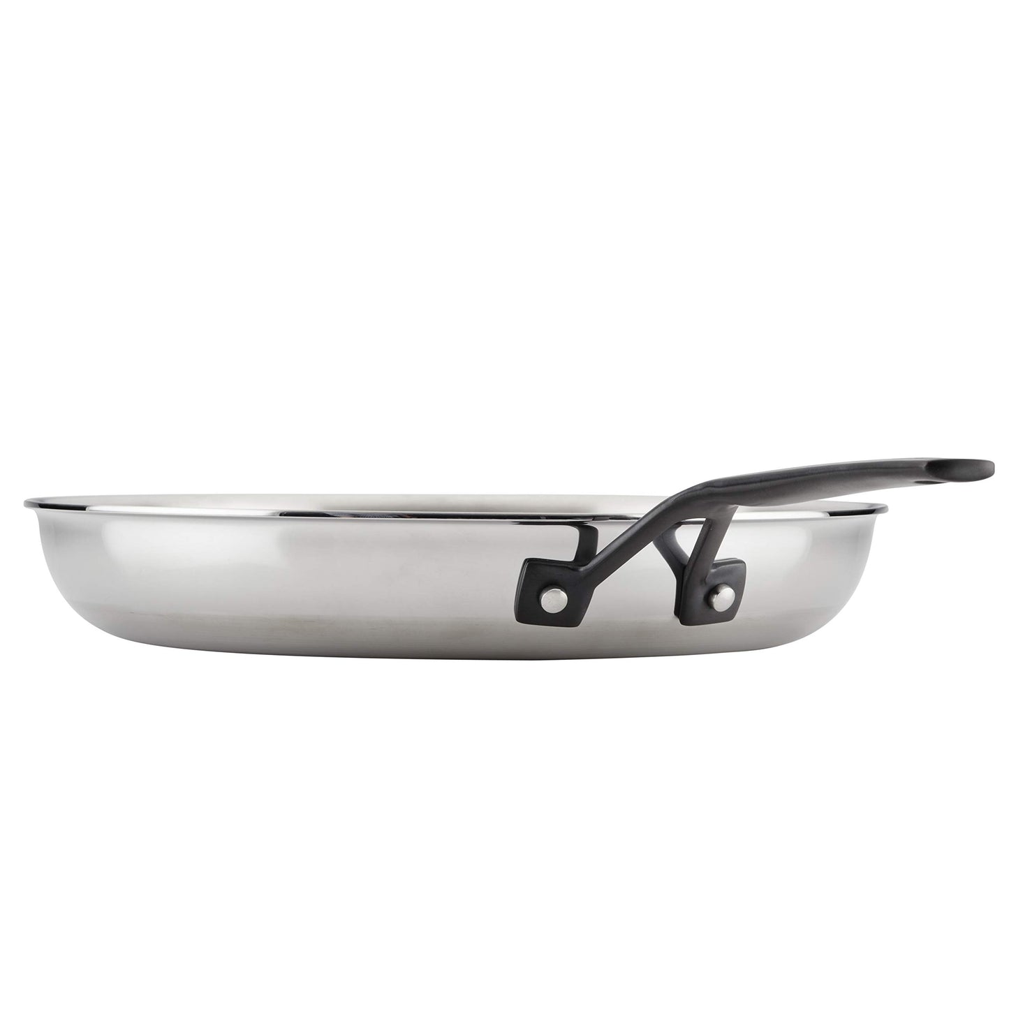 5 Ply Clad Polished Stainless Steel Fry Pan