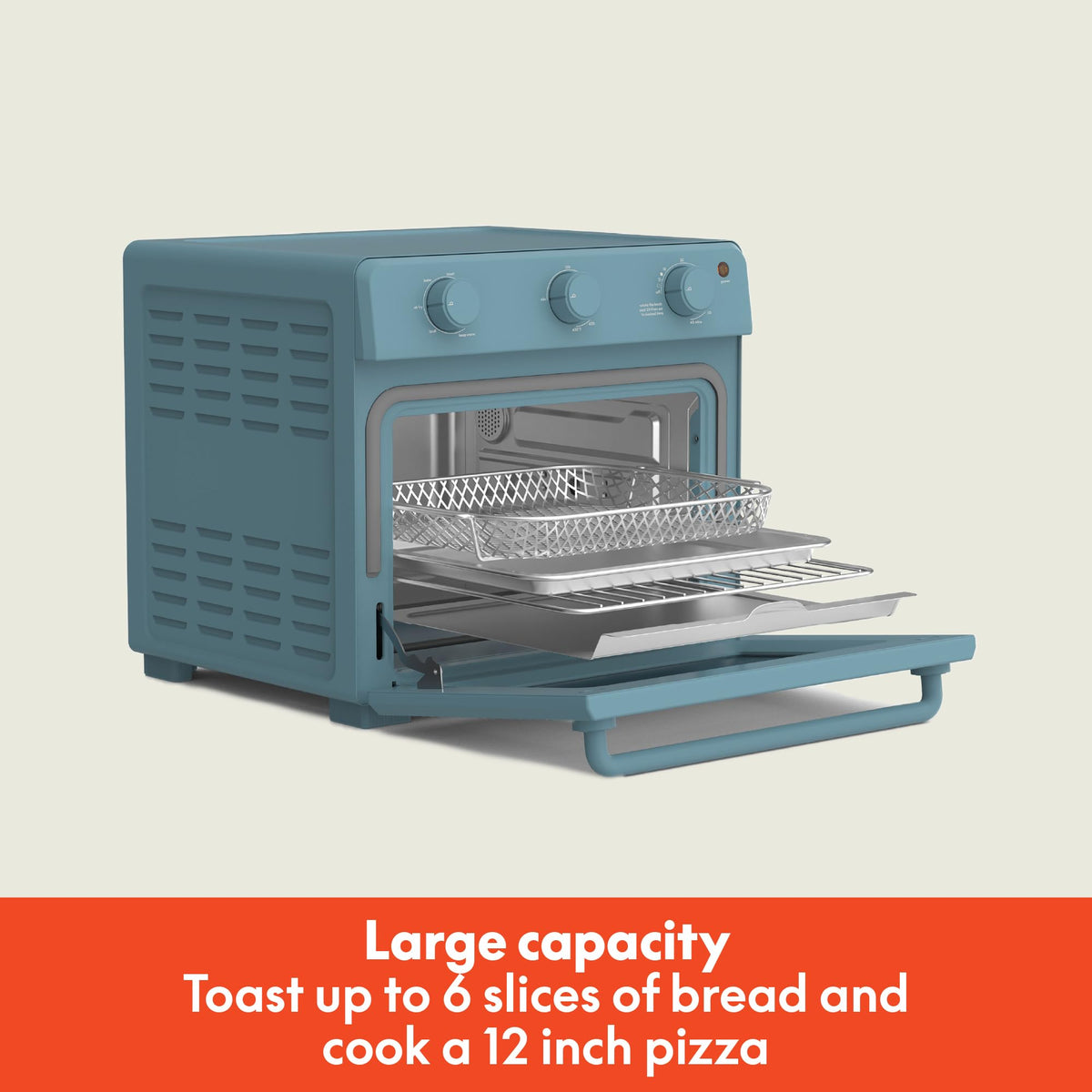 6 Slice Toaster Oven With Air fryer