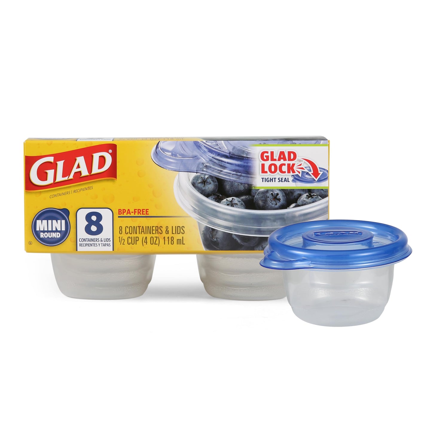 GladWare Mini Round Food Storage Containers (96 Count)