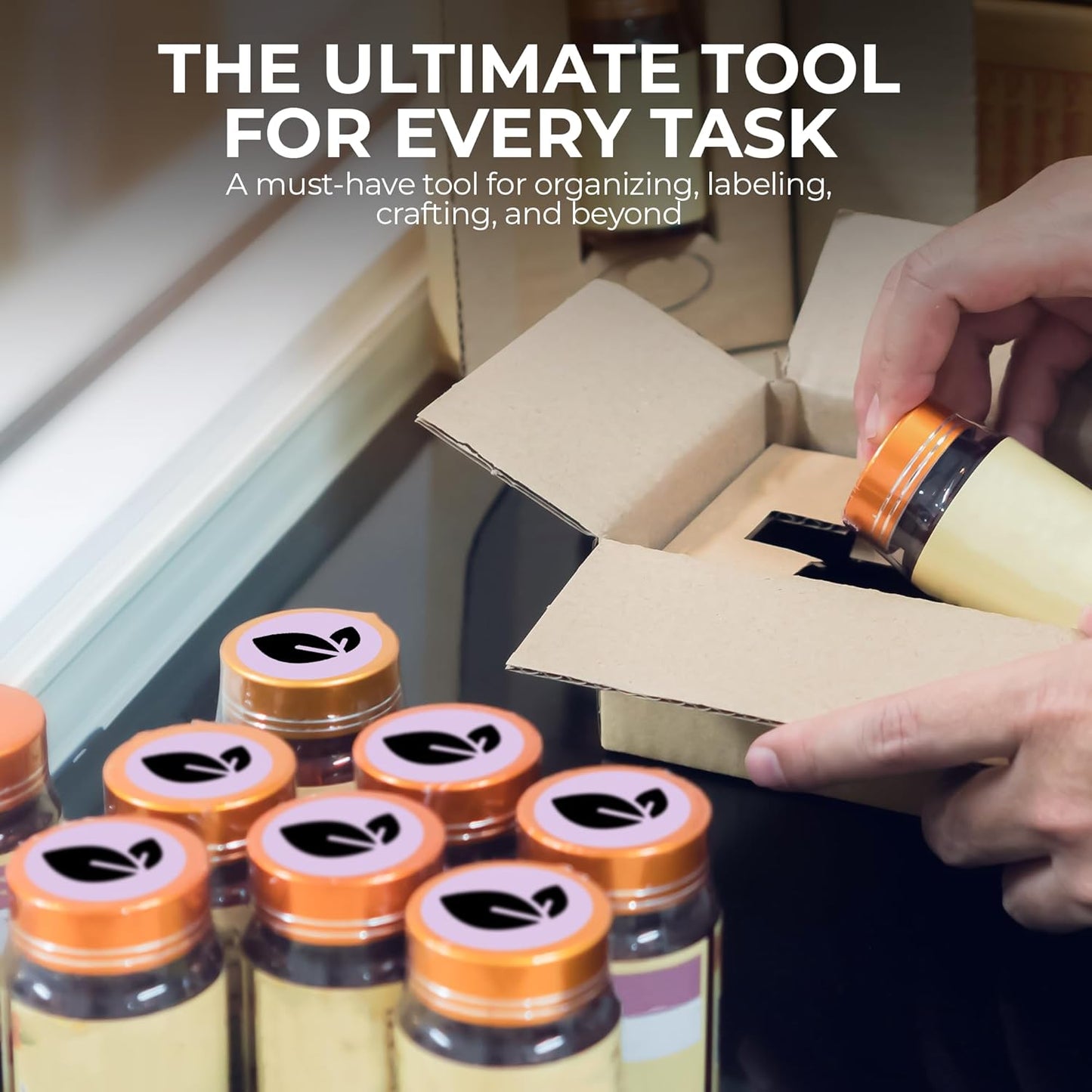 Perco Lavender 2-Inch Perforated Circle Dot Thermal Sticker Labels — 300 Stickers/Roll, Direct Thermal Printer Compatible—with Permanent Adhesive for Organizing, Color Coding, Bin Labeling—Made in USA