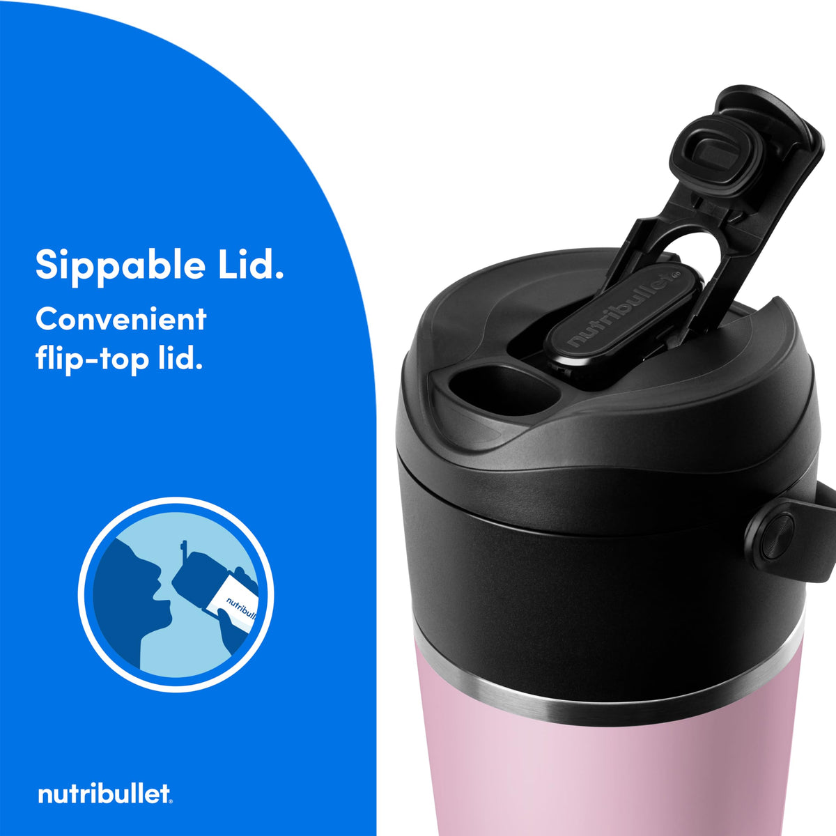 Flip Portable Blender with Insulated Cup