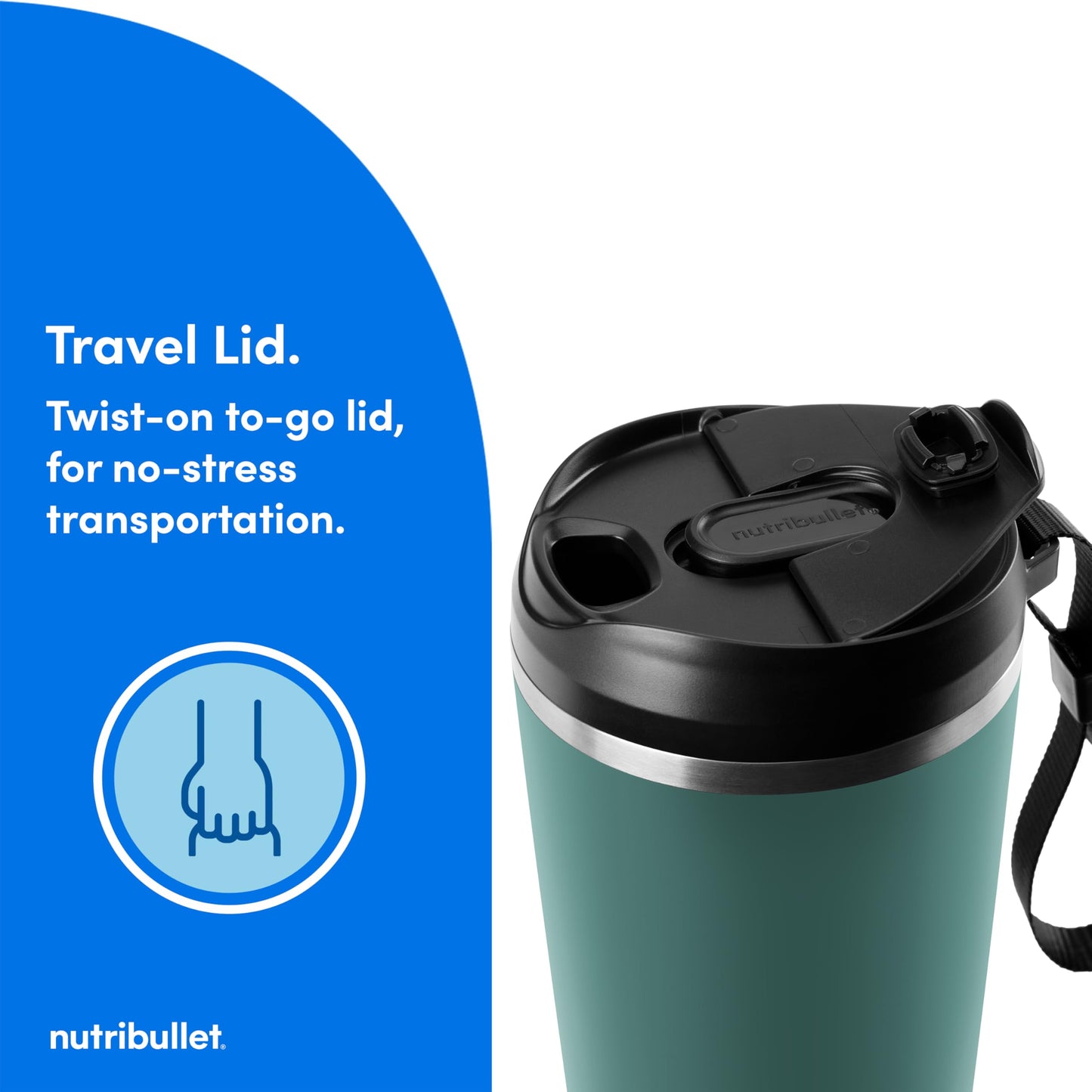 Flip Portable Blender with Insulated Cup