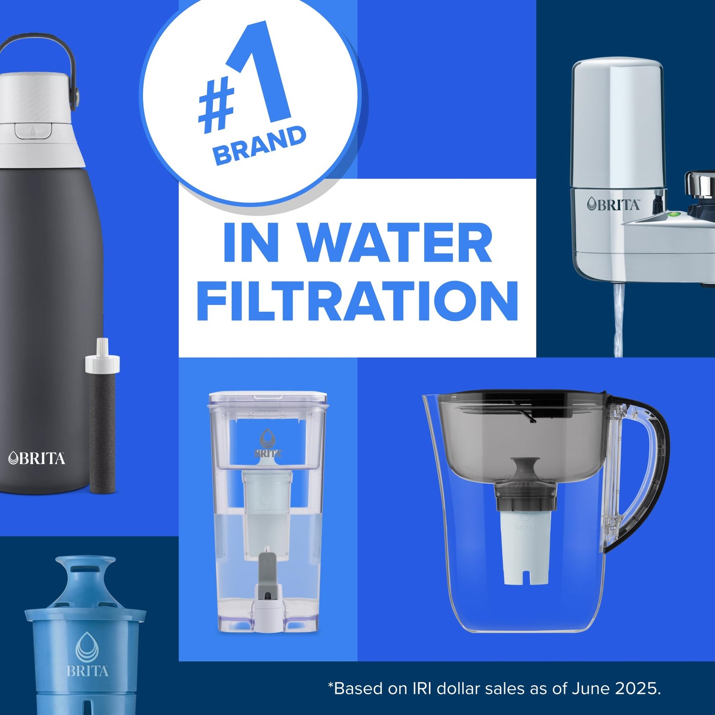 Small 6 Cup Water Filter Pitcher
