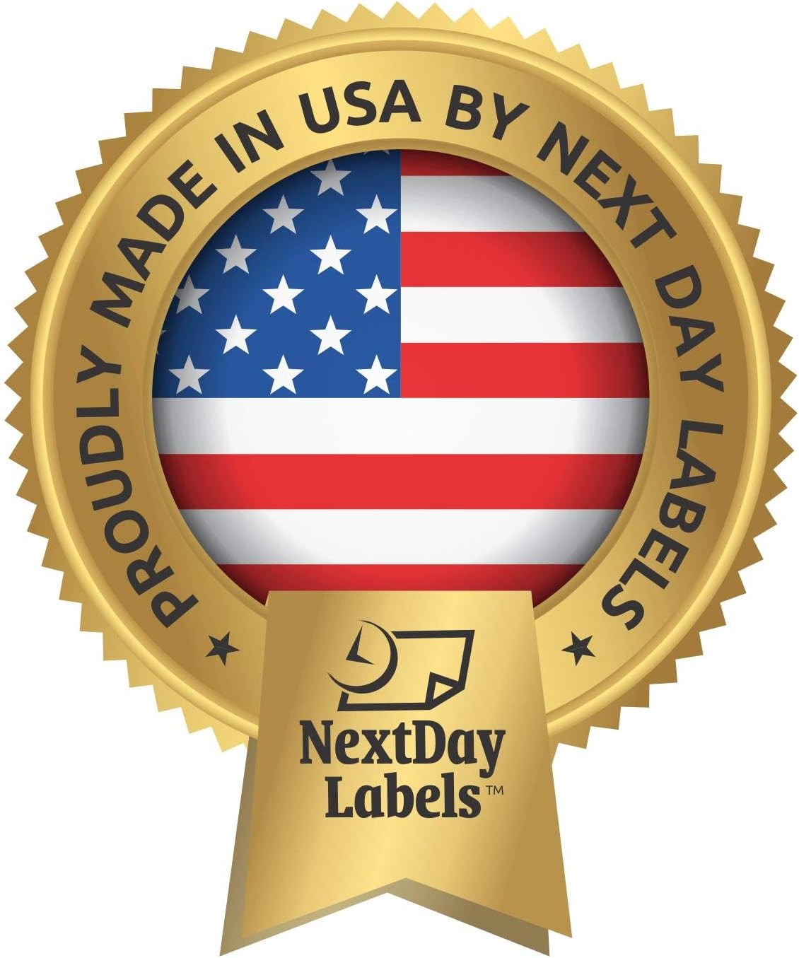 NextDayLabels 500 Rectangle Stickers (3" x 5") - Color Coding Labels Roll - Moving Labels for Boxes, Colored Inventory Stickers for Packing, Organizing, and Storage (Brown)