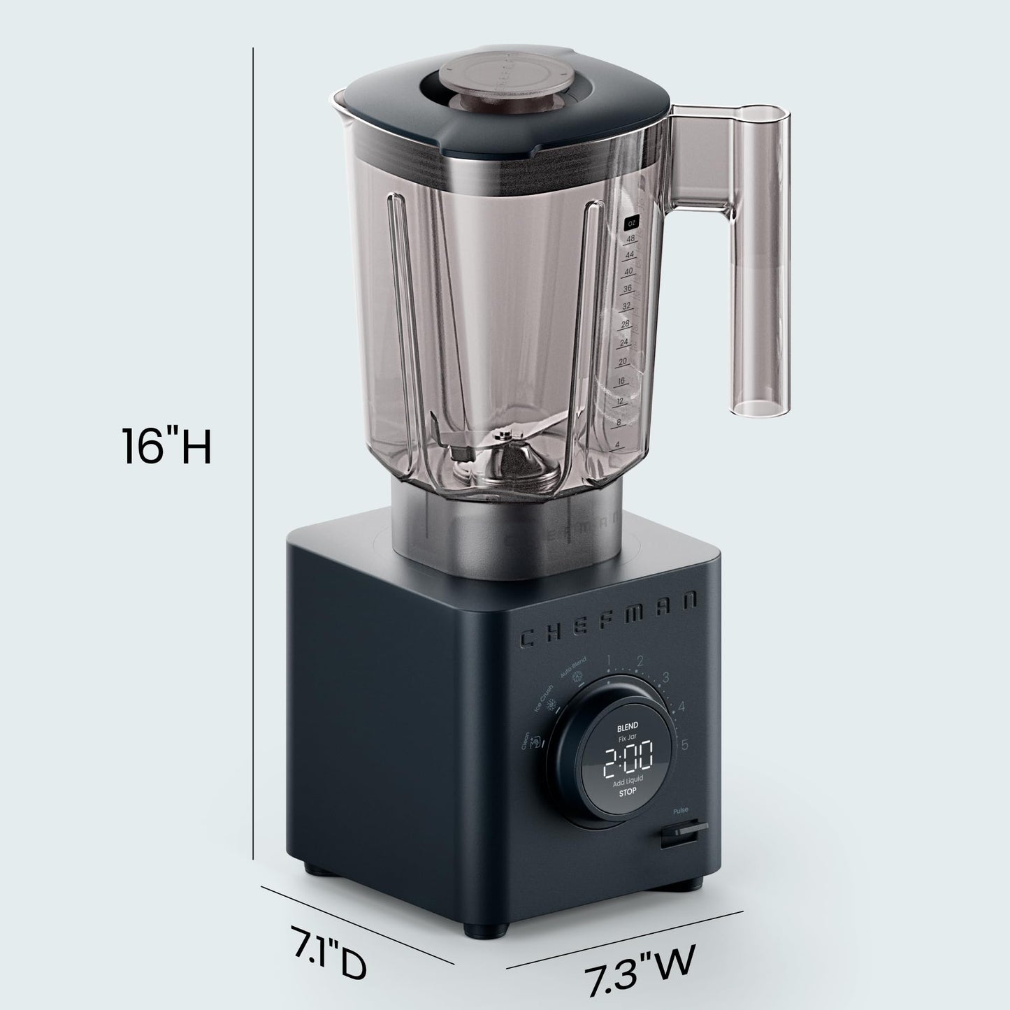 Obliterator 48 oz Countertop Blender for Smoothies