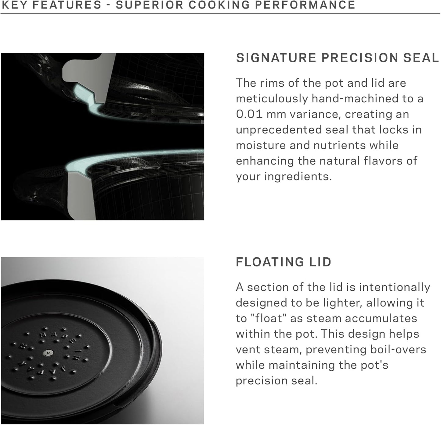 Vermicular Oven Pot 2.0 | Lightweight Enameled Cast Iron Pot | 18cm (2 Qt) | Non-Toxic | Induction-compatible | Dutch Oven | Made in Japan | Deep Ocean Blue - Culinary Roots