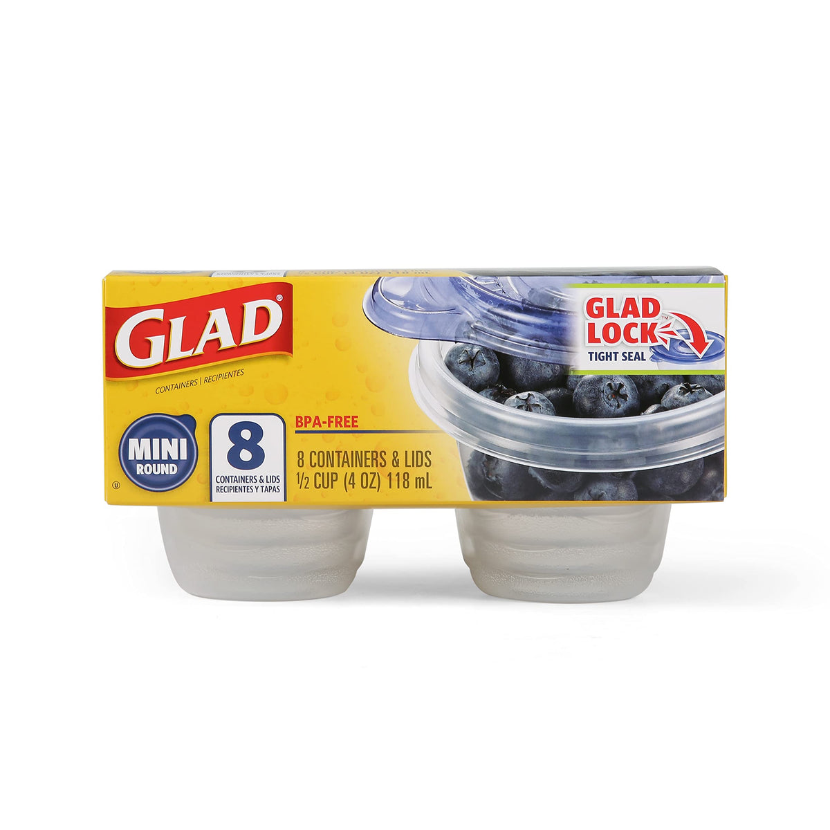 GladWare Mini Round Food Storage Containers (96 Count)