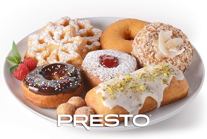 Presto 06009 10-Quart Kitchen Kettle XL Multi-Cooker, Steamer and Deep Fryer, Black