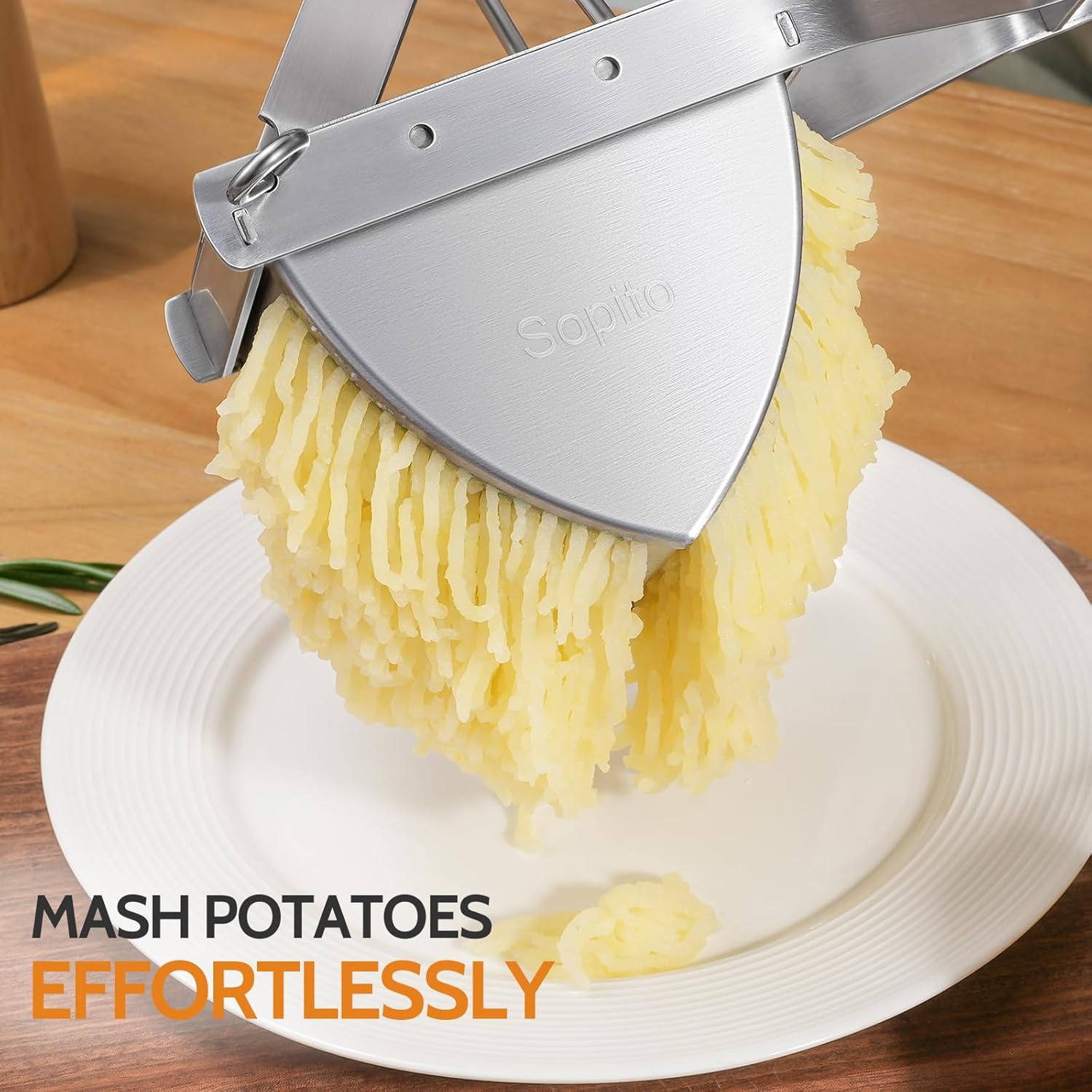 Potato Ricer, Sopito Stainless Steel Potato Masher for Commercial and Home Use - Culinary Roots