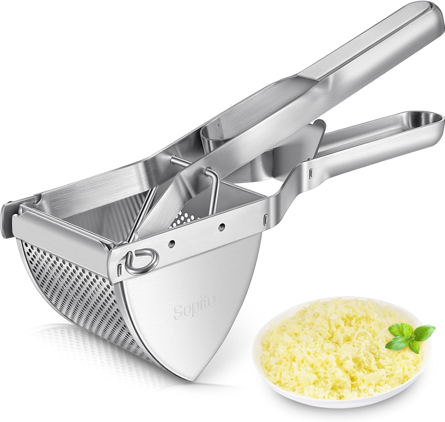 Potato Ricer, Sopito Stainless Steel Potato Masher for Commercial and Home Use - Culinary Roots