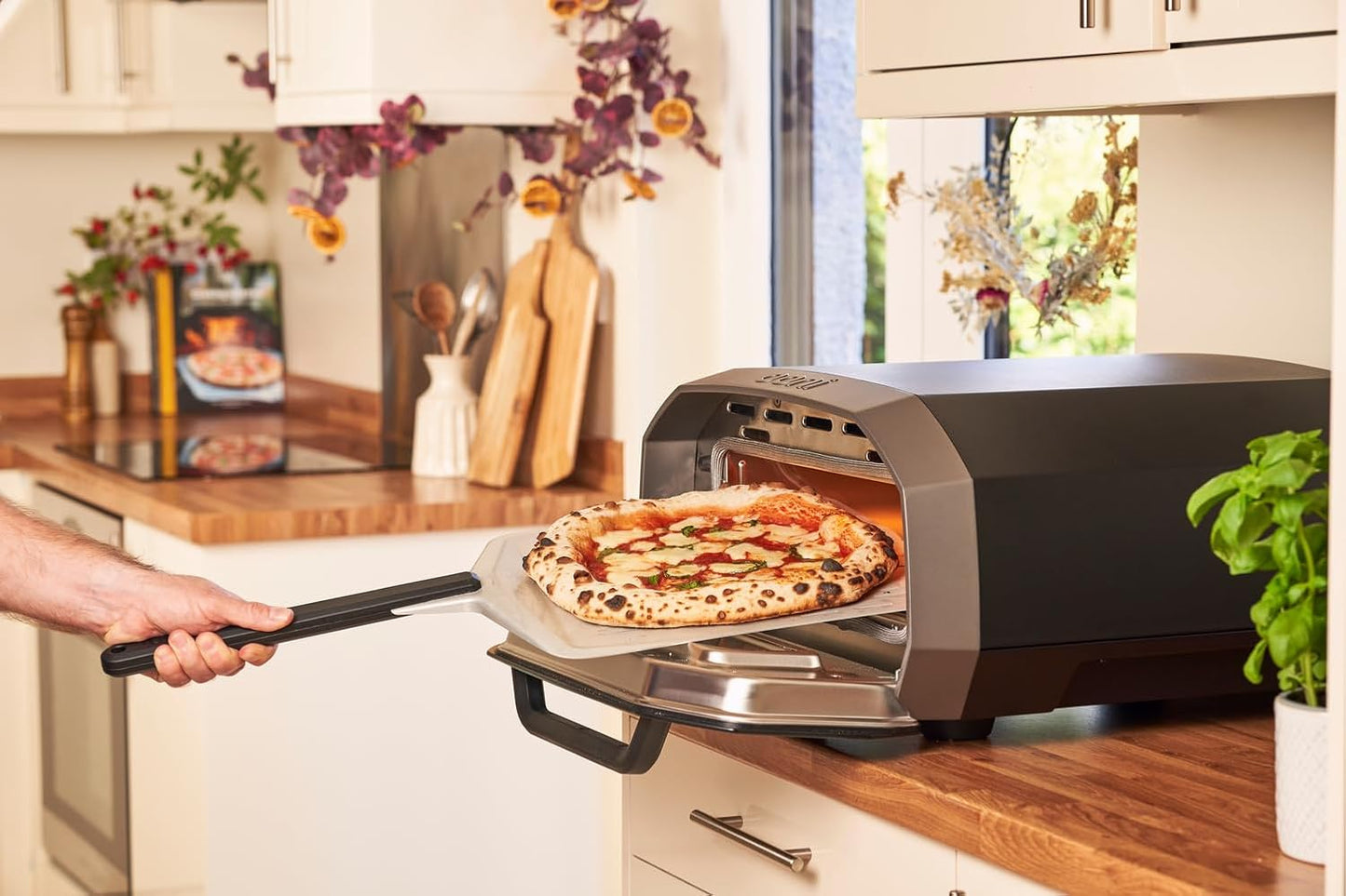ooni 12' Aluminium Metal Pizza Peel - 12 Inch Lightweight Peel with Long Handle, Rectangle Pizza Turner - Culinary Roots