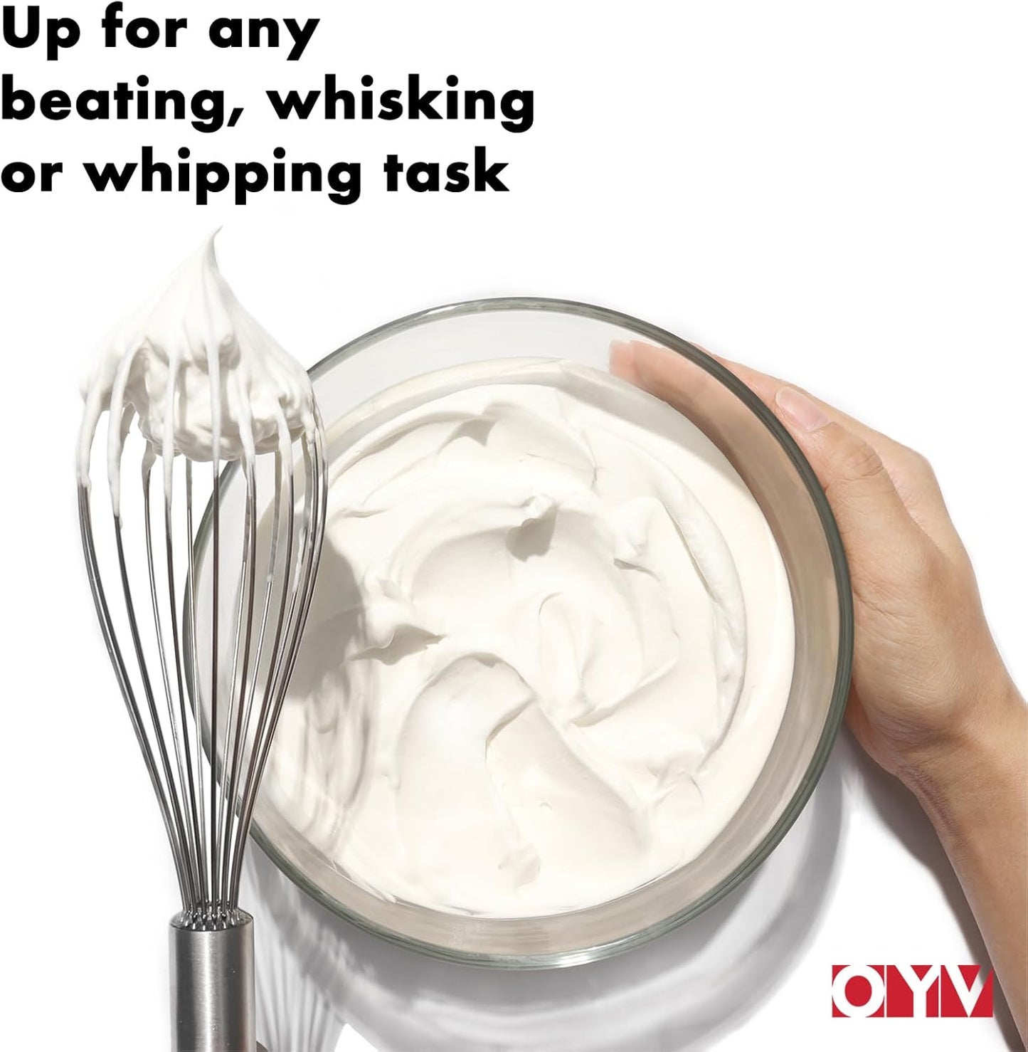 18/10 Stainless Steel Whisk, Ergonomic Handle, Dishwasher Safe Metal whisk, Professional Whisk for Kitchen Cooking, Perfect for Blending, Whisking, Baking, and Beating, 10-Inch Wire Wisk - Culinary Roots