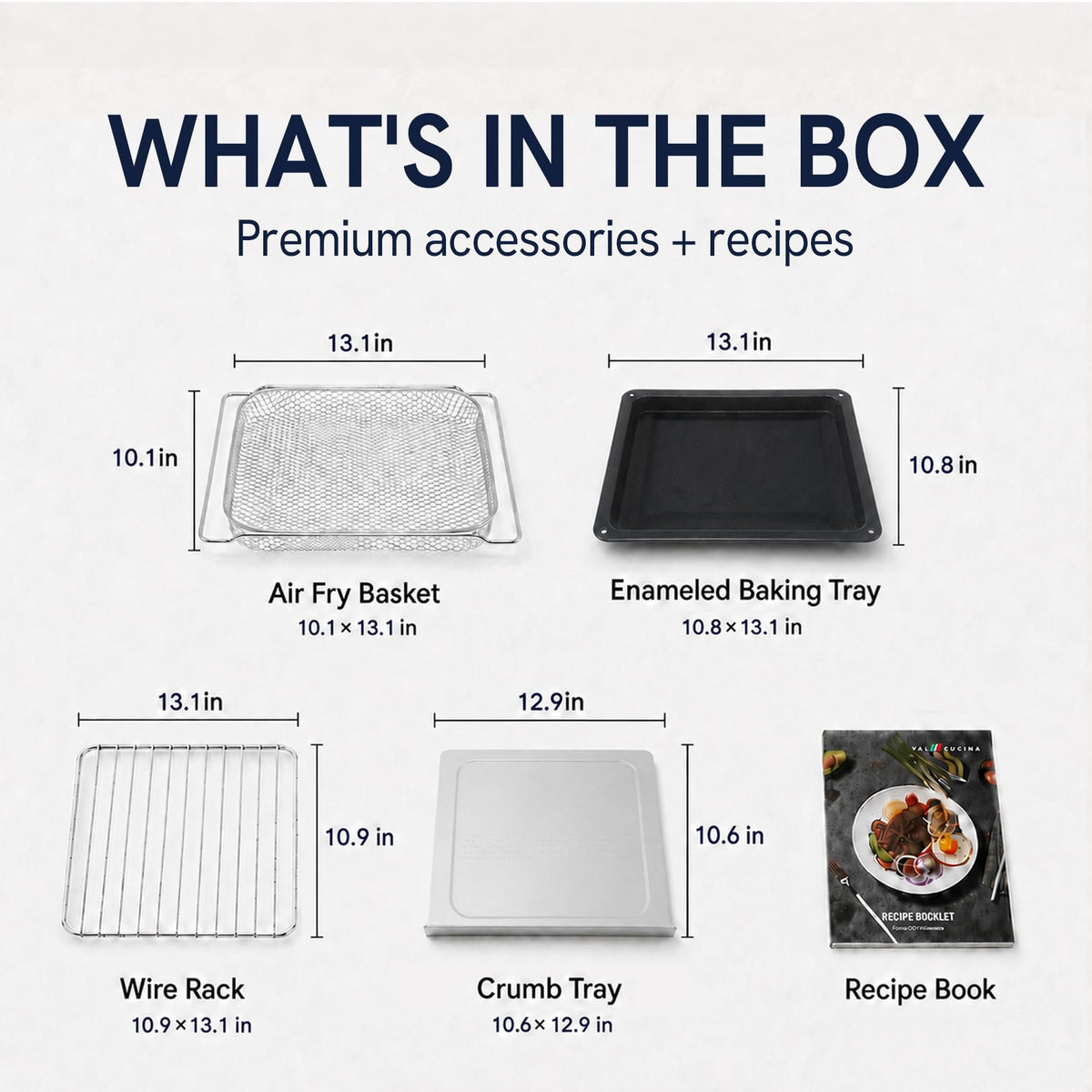 Infrared Heating 26.3 QT Air Fryer Toaster Oven