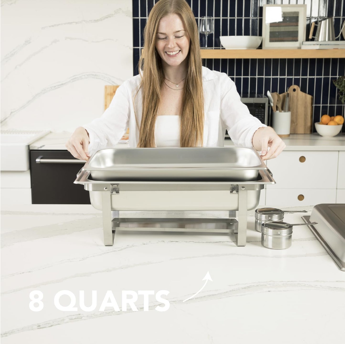 4 Pack Chafing Dish Full Set
