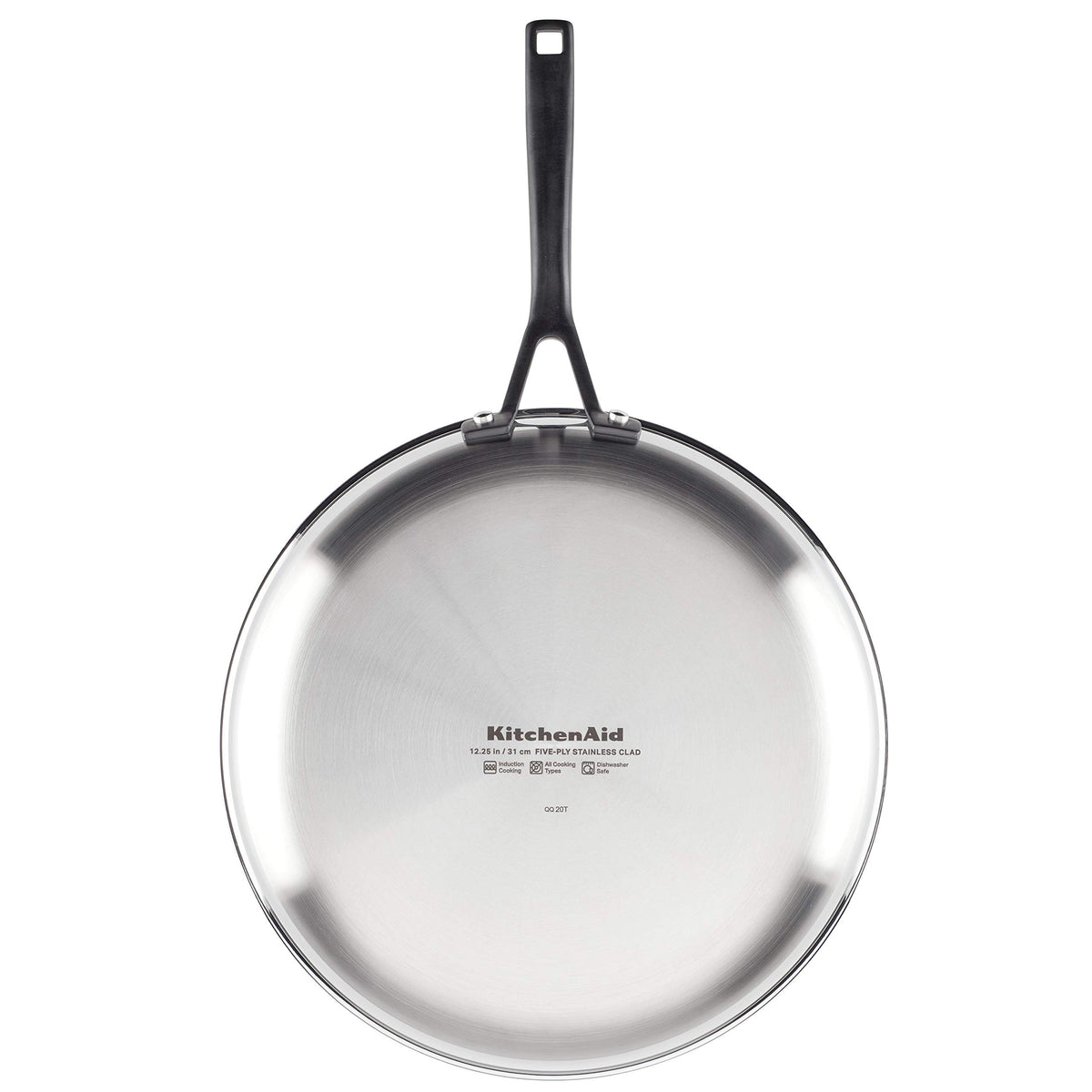5 Ply Clad Polished Stainless Steel Fry Pan